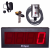 (DC-40C-PKG-SHRT) 4.0 Inch LED Digital Counter, Diffused Reflective Sensor (10 Inch Range) and Mount, and 2-Environmentally Sealed Push-Buttons with Junction Box and 25Ft. of Cabling (SW-RMSS-2-RED-BLK) "Ships FREE !"